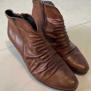 Pikolinos Coniac Leather Ankle Boho Comfy Boots Sz 40 Academia 🍁🍁🍁 Fall